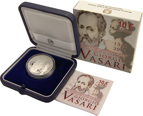 Italien 10 Euro 2011 PP Georgio Vasari I