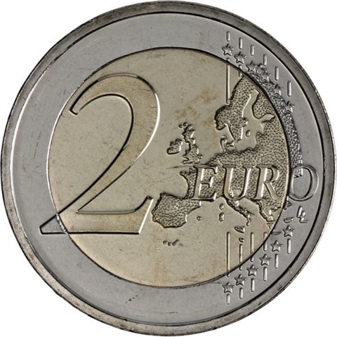 Luxemburg-2 Euro-2025-bfr-Kursmünze-RS