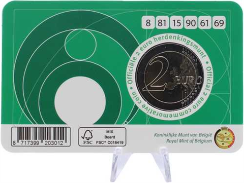 Belgien-2 Euro-2025-Stgl-Coincard-Lotterie-RS