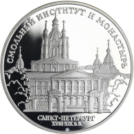 Y513-Russland-3Rubel-1994-AGpp-SmolniInstitutUndKlosterSanktPetersburg-RS