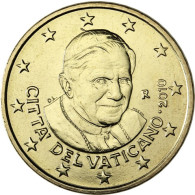 Euro Sammlermünze Vatikan 50 Cent 2010 Stgl. Papst Benedikt XVI.