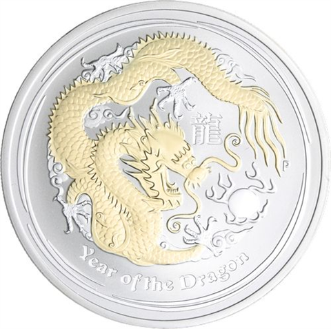 Australien-12x1 Dollar-2012-AGstgl-Drache-VS