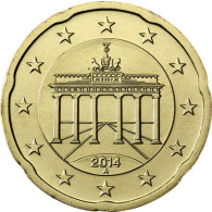 Deutschland 20 Euro-Cent 2014  Kursmünze mit Eichenzweig