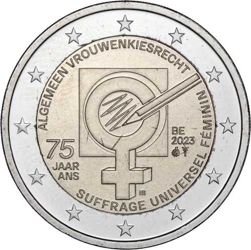 Belgien-2Euro-2023-CuNi-Frauenwahlrecht-RS