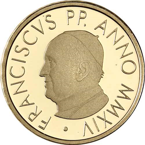 Vatikan-10-Euro-2014-PP-Die-Taufe-I