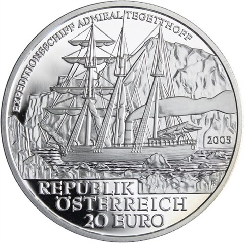 Österreich-6x20Euro-2004-2006-AGpp-Handelsmarine-EtuiI