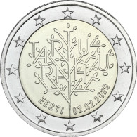 Estland 2 Euro Sondermuenzen  2020 100 Jahre Frieden von Tartu