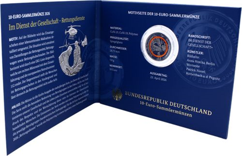 Deutschland-10 Euro-2026-PP-Rettungsdienst-MzzD-VS