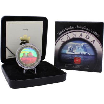 Kanada-20 Dollar-2004-AGpp-Iceberg-Holo-Etui