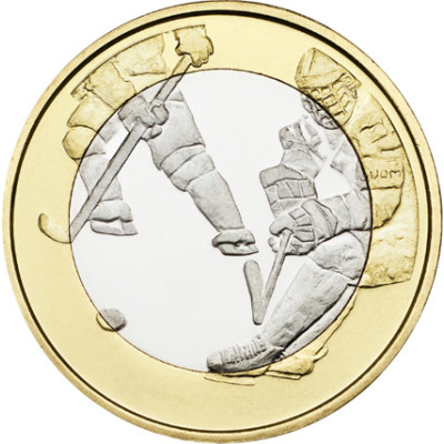 Finnland 5 Euro 2016 bfr. Sport-Serie Eishockey