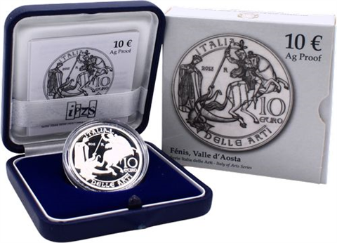 Italien-10 Euro-2013-AGpp-Fenis-Etui