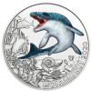 Österreich 3 Euro 2020 Super-Saurier - MOSASAURUS mit Farb-Motiv 