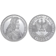 5 DM 1955 Markgraf von Baden I und II