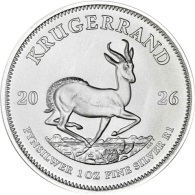 Südafrika-1Rand-2026-AgStgl-1UnzeKrügerrand-RS