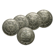 J.18 4 x 25 Pfennig 1902 bis 1912 