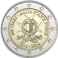 Malta 2 Euro 2014 bfr. 200 Jahre Polizei