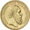 J.293 - Württemberg 20 Gold Mark 1874/1976  Karl Deutsches Kaiserreich 