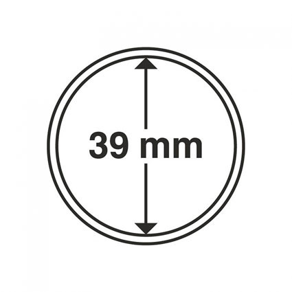 315148 - 10 Münzenkapseln - Innendurchmesser 39 mm 