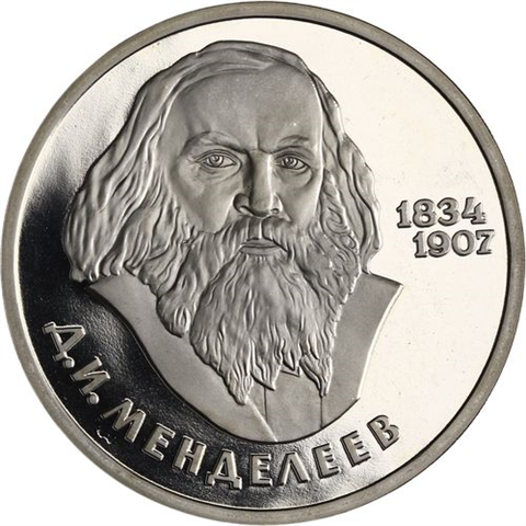 Russland-1Rubel -1984-CUpp-Mendelejew-p122b-RS