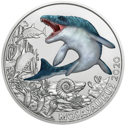 Österreich-3Euro-2020-Mosasaurus-RS