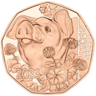 Österreich-5Euro-2023-CUbfr-NeujahrsmünzeSchweingehabt-RS-2D