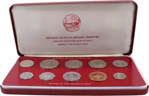 Malta-10,93 Mils-1979-PP-KMS-Etui