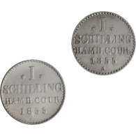 Deutschland-2x1Schilling-1855-Hamburg-VS