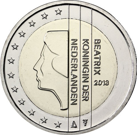 Niederlande 2 Euro 2011 Kursmünze Königin Beatrix Sammlermünzen Münzkatalog bestellen 