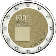 Slowenien 2 Euro 2019 bfr. 100. Jahrestag Gründung  Universität  von Ljubljana