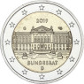 Neue 2 Euro Münze 2019  Bundesrat – Serie Bundesländer Gedenkmünzen Satz 