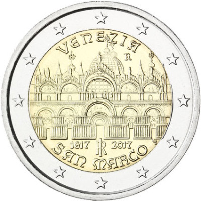 Italien 2 Euro 2017 400. Jahre Basilika San Marco in Venedig 