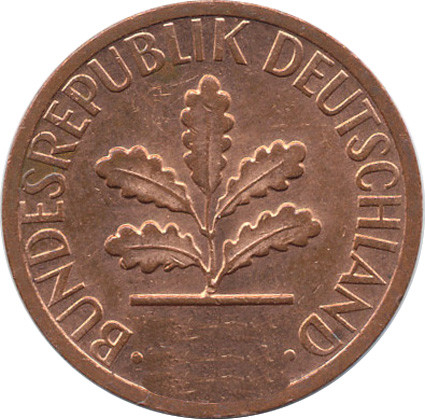 BRD 1 Pfennig 2000 A