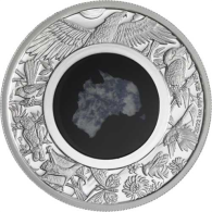 Australien-1 Dollar-2022-AGpp-Blue Lepidolite Great Southern Land-RS