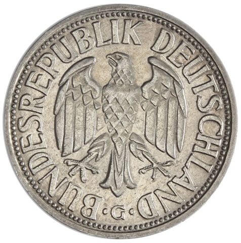 Deutschland-2-DM-1951-Trauben-und-Ähren-Mzz-P