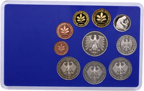 Deutschland-12,68 DM-1991-PP-Kurs-Blister-MzzA-RS