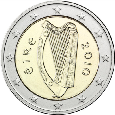 Irland-2-Euro-2010-Keltische-Harfe-RS