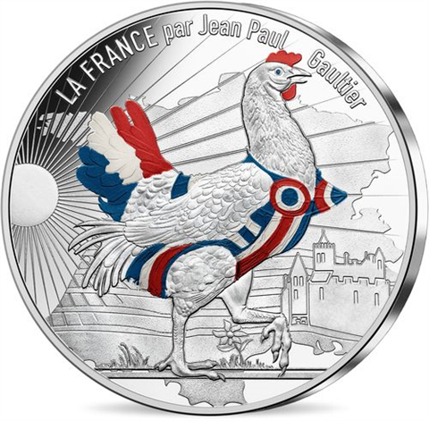 Frankreich 50 Euro 2017 Farbe Corsagen-Huhn
