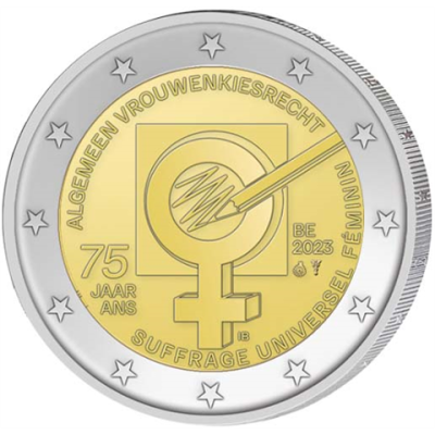 Belgien-2Euro-2023-CuNi-Frauenwahlrecht-RS