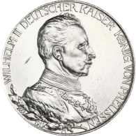 Jäger 111 Preussen 2 Mark 1913 Kaiser Wilhelm II in Uniform 25jähriges Regierungsjubiläum I