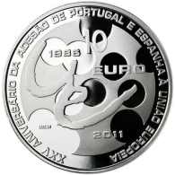 Portugal 10 Euro 2011 PP 25 Jahre Beitritt zur EU I