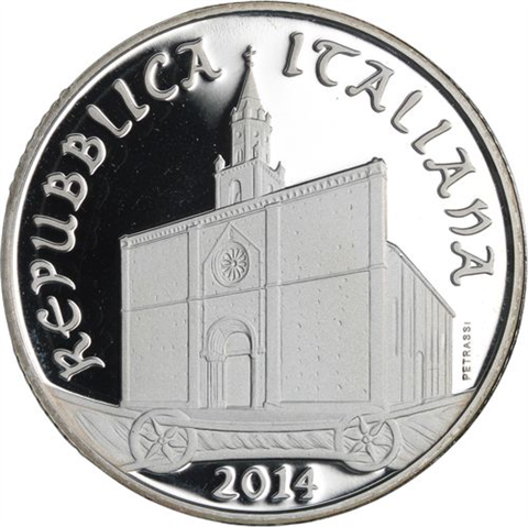 Italien-10 Euro-2014-AGpp-Atri Abruzzo-RS