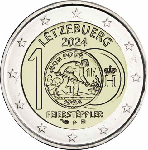 Luxemburg-2Euro-2024-Guillaume-undfeiersteppler-Füllhorn-RS