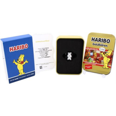 Samoa-1 Dollar-2022-AGstgl-Haribo Goldbär-Etui