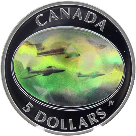 Kanada-5Dollar-2006-AGpp-Snowbirds-Etui