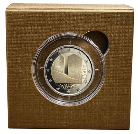 Vatikan-2-Euro-2025-PP-Jubiläum-Etui