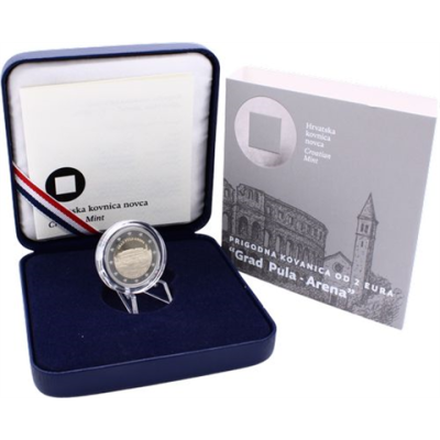 Kroatien-2 Euro-2025-PP-Pula Arena-Etui