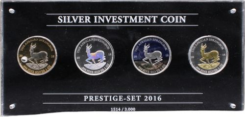 Gabun-4x1000Francs-2016-AG-Springbock-PrestigeSet2016-Etui