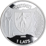Lettland-1 Lats-2001-AGpp-Cesis-VS