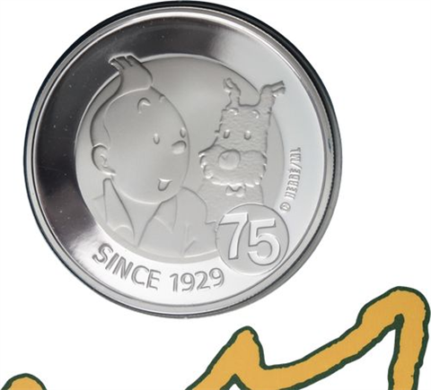 Belgien-10 Euro-2004-AGpp-Tintin Tim und Struppi-Folder I
