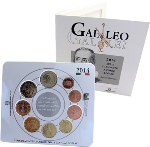Italien 5,88 Euro 2014 stgl KMS Galileo Galilei 2
